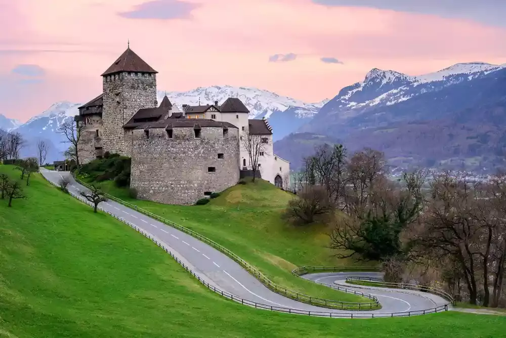 Vaduz Castle, the official residence of the Prince of Liechtenstein